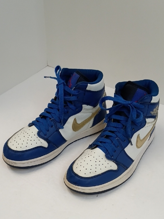 Nike Other - Nike Air Jordan 1 Mid Royal Blue White Sneakers Size 6 Youth